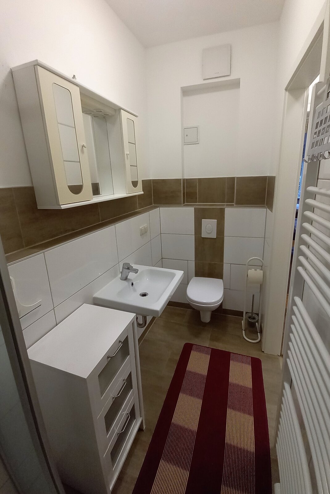 Modernes Bad mit Walk-in-Dusche